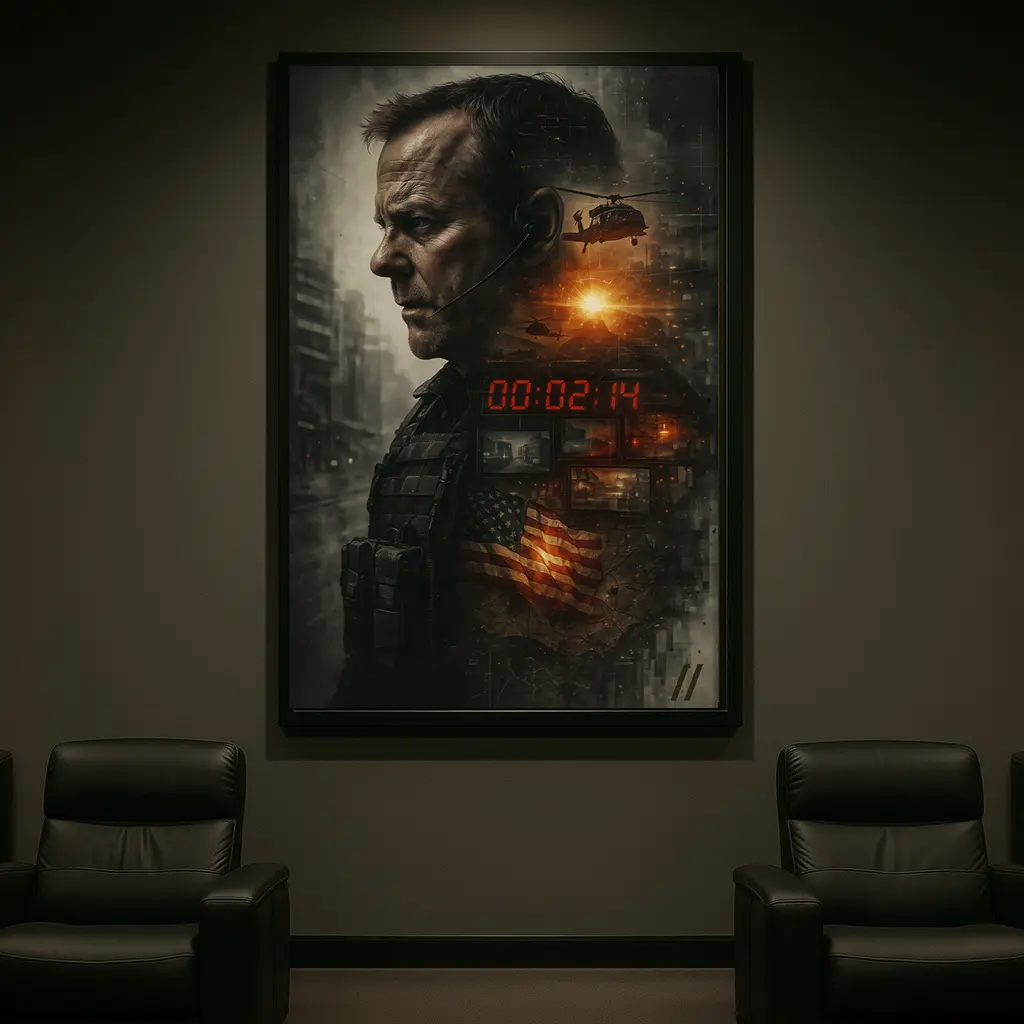 // 24 - Jack Bauer (Impression sur Alu)