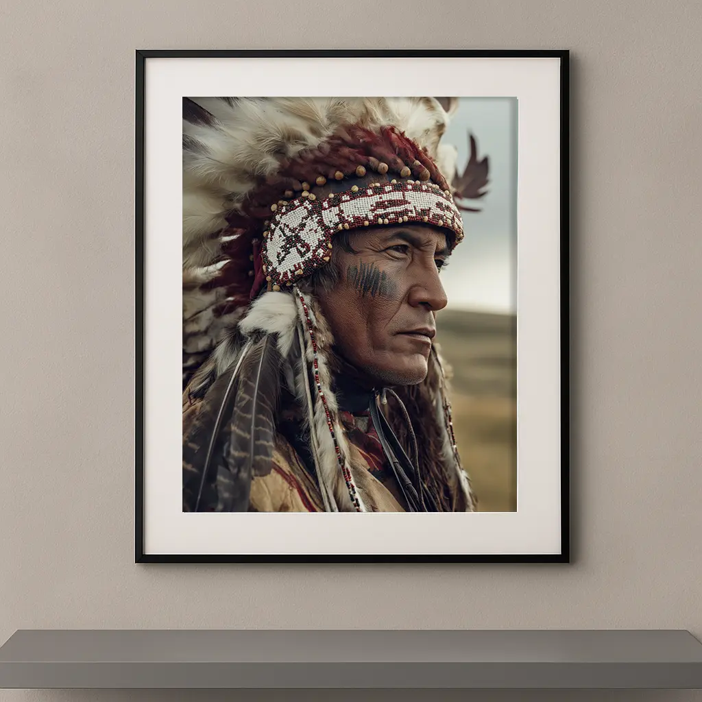 Plains Indigenous man