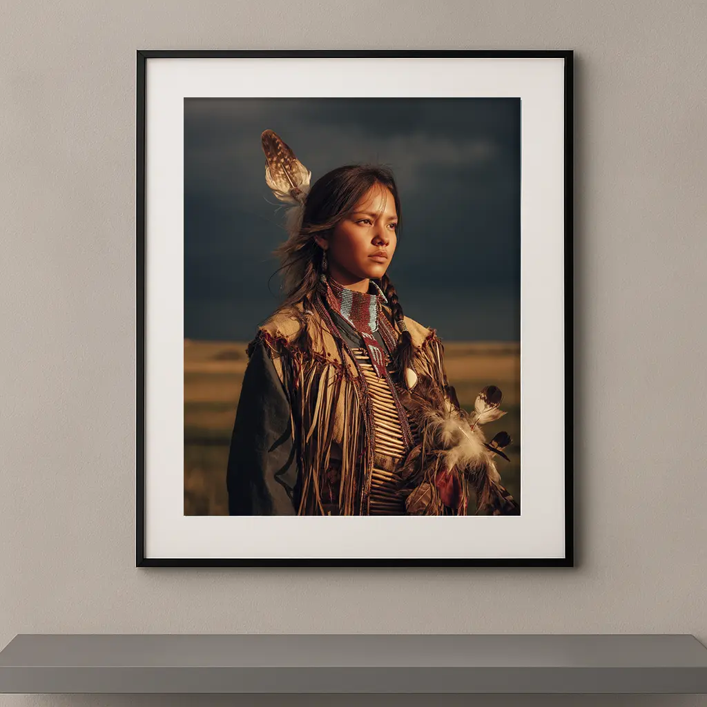 Young Sioux woman