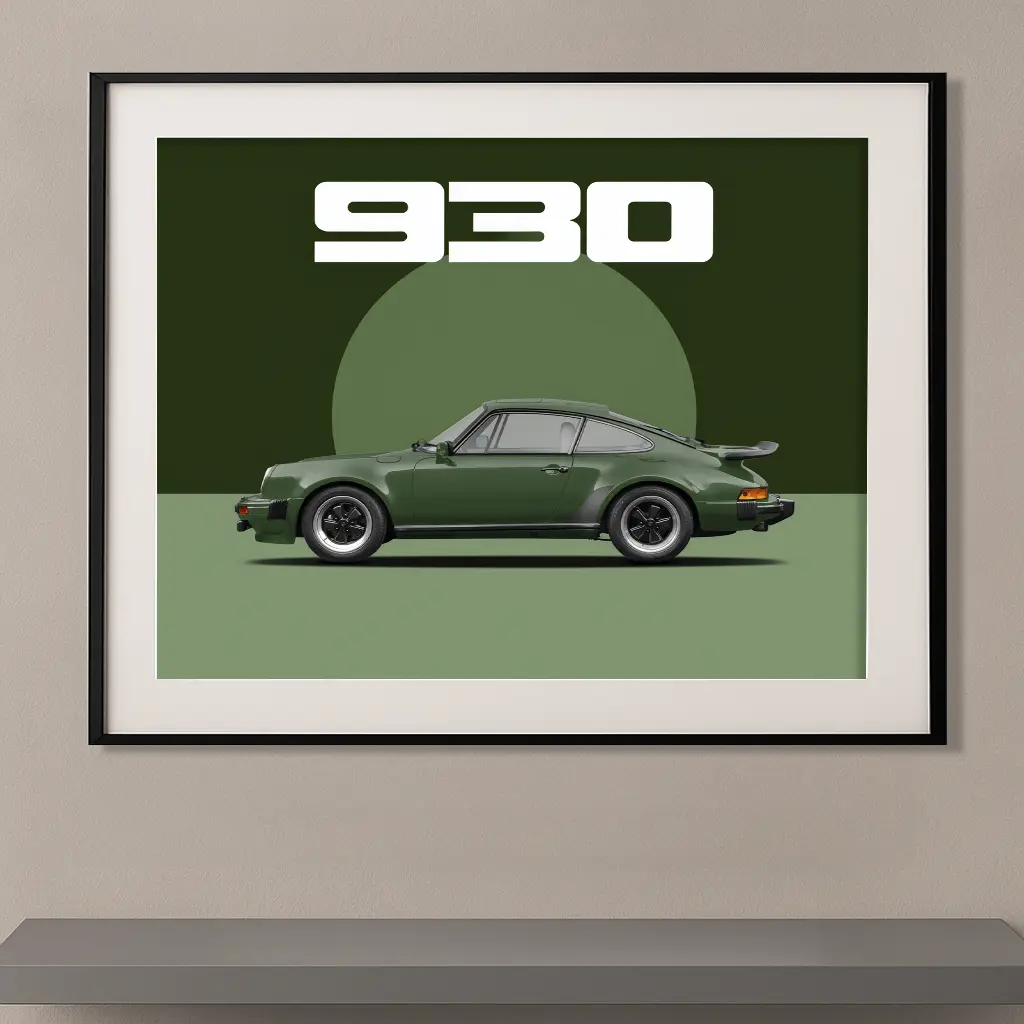Porsche 930_7 – Oak Green