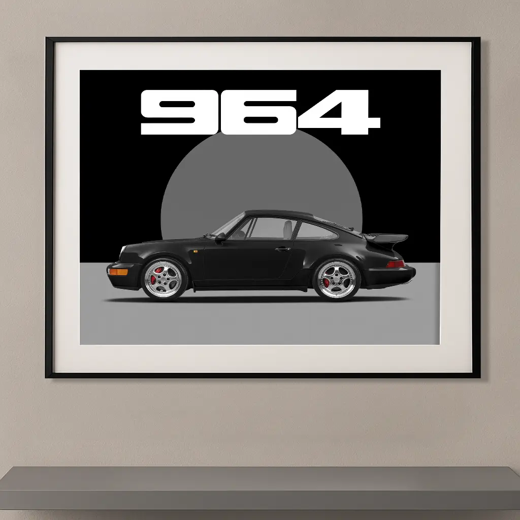 Porsche 964_4 – Noir Metal
