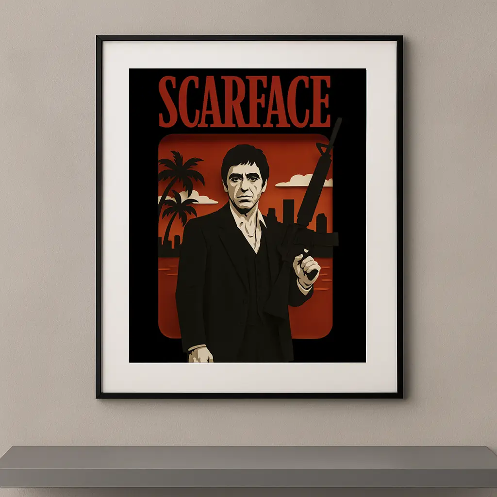 // Scarface (Impression sur Alu)