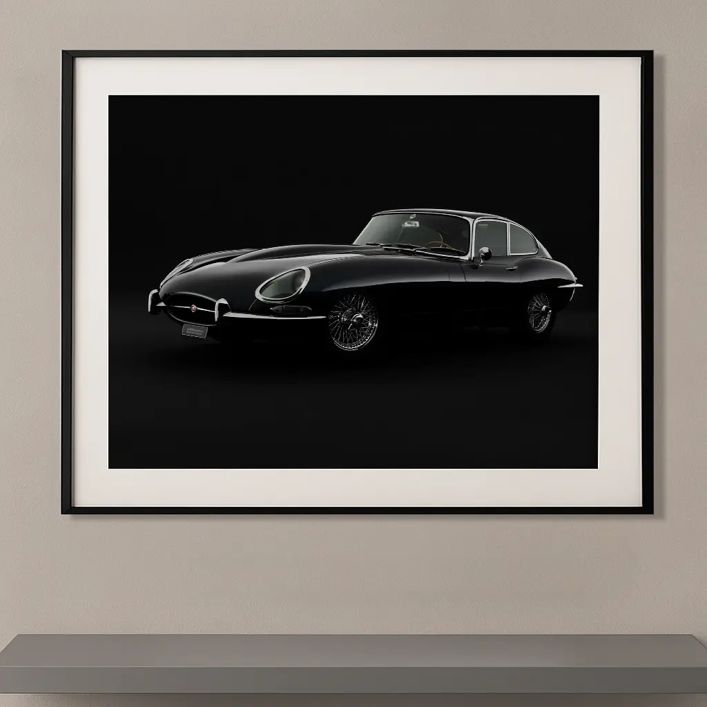Jaguar e-type – Noir