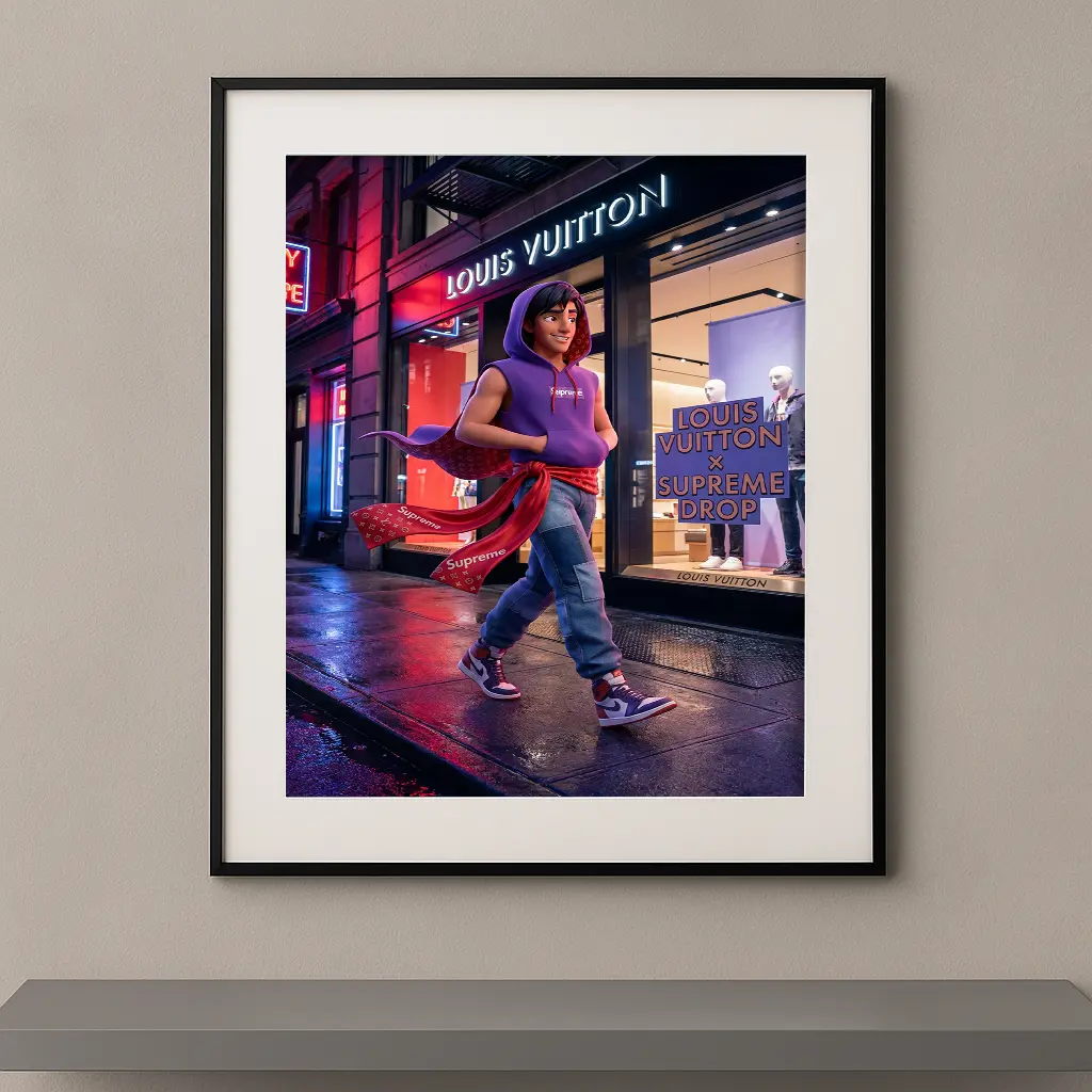 Aladdin × Supreme × Louis Vuitton