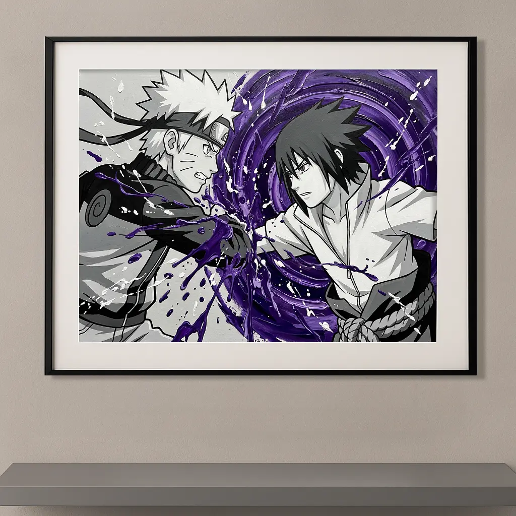 Naruto & Sasuke — “Rival Storm / Purple Monochrome Edition” »