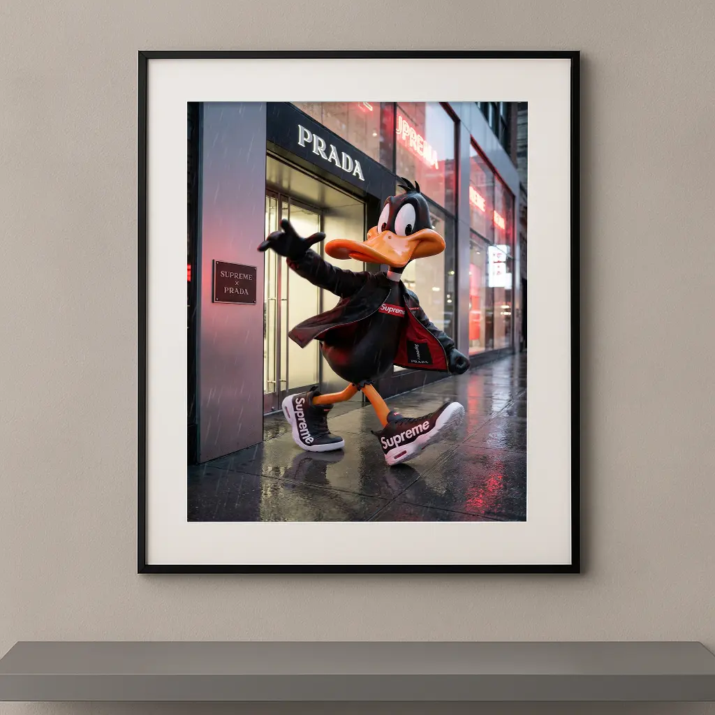 Daffy Duck × Supreme × Prada