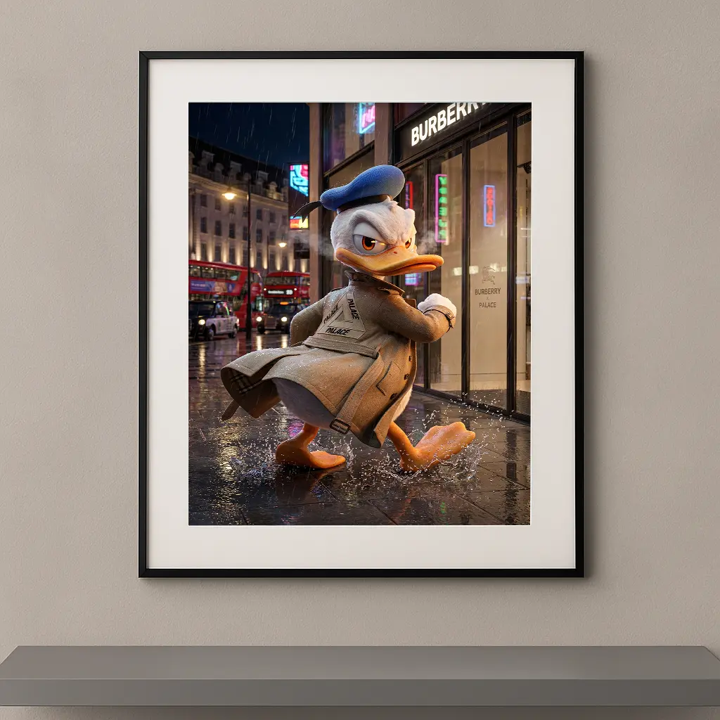Donald Duck × Burberry × Palace