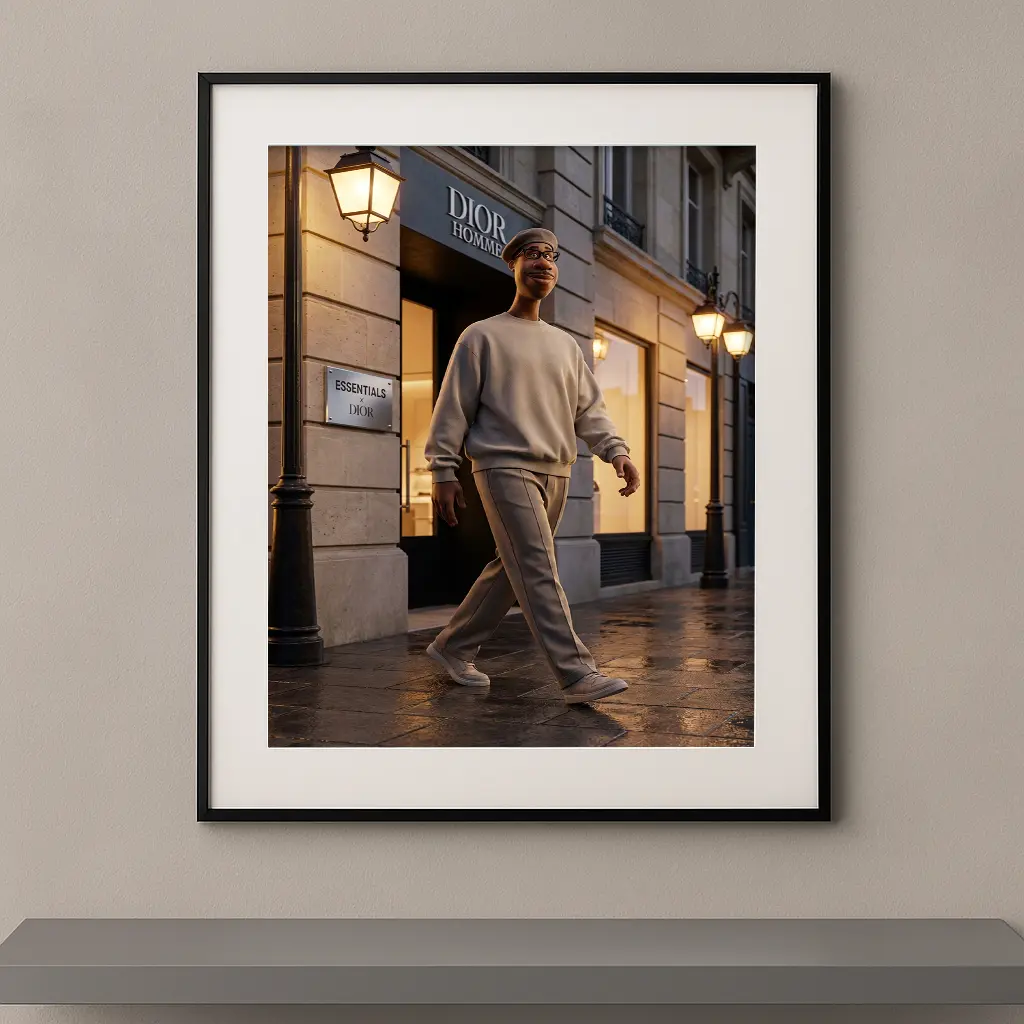 Joe Gardner (Soul) × Fear Of God Essentials × Dior Homme