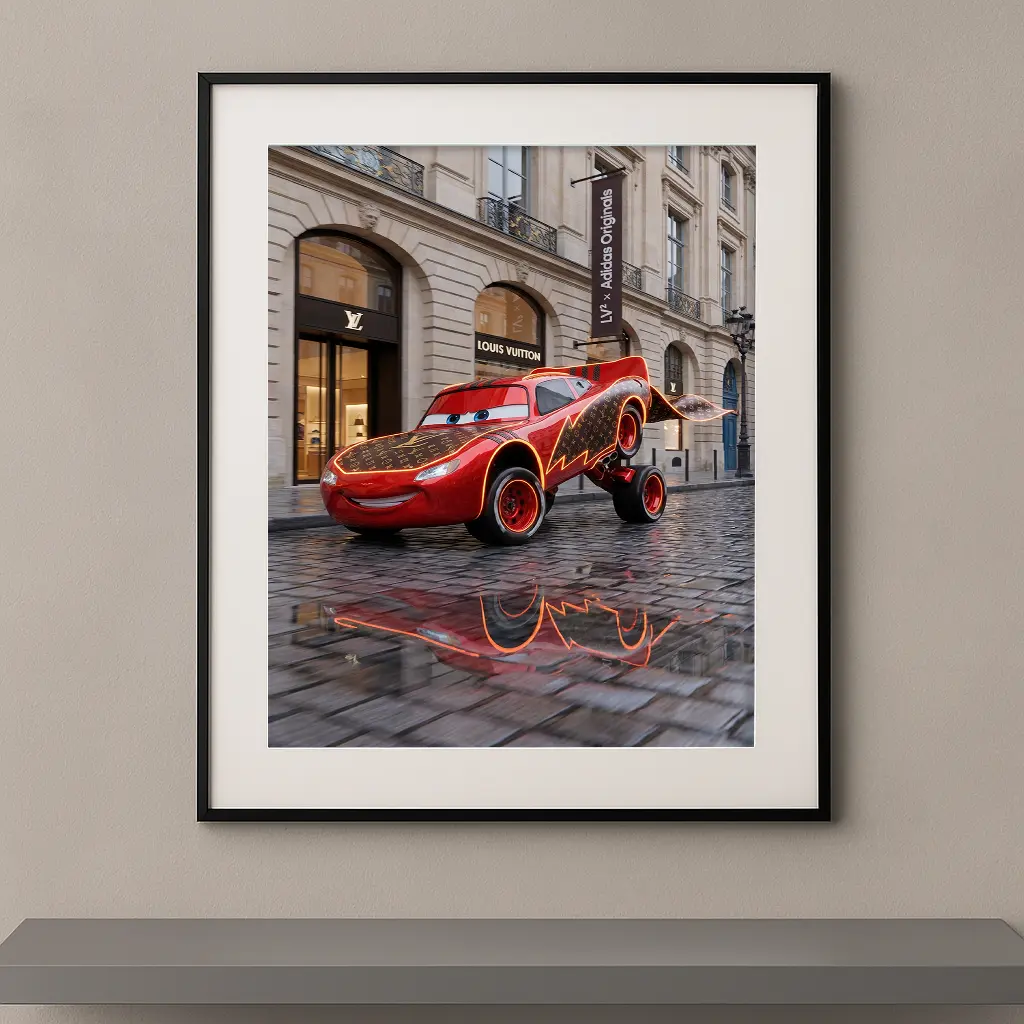 Lightning Mcqueen × Adidas Originals × Louis Vuitton (Lv²)
