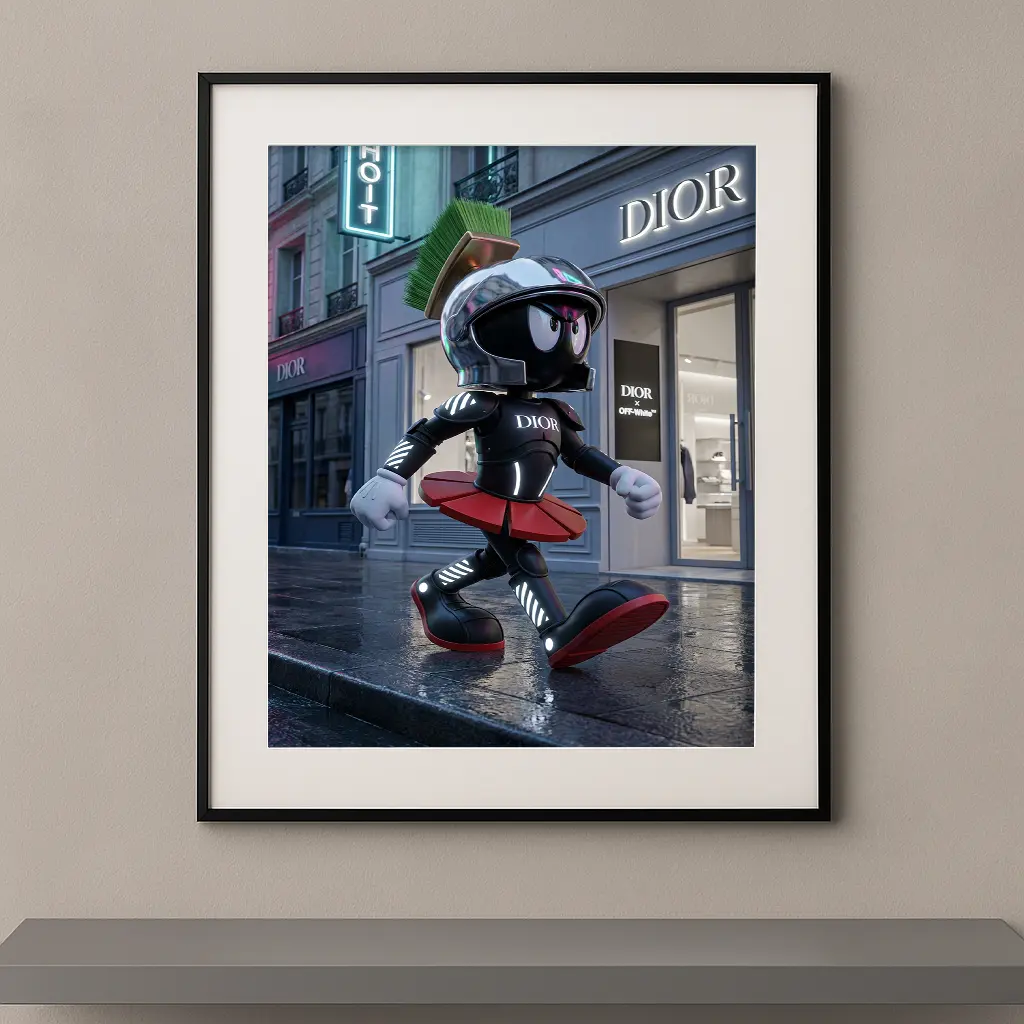 Marvin The Martian × Off-White × Dior Men