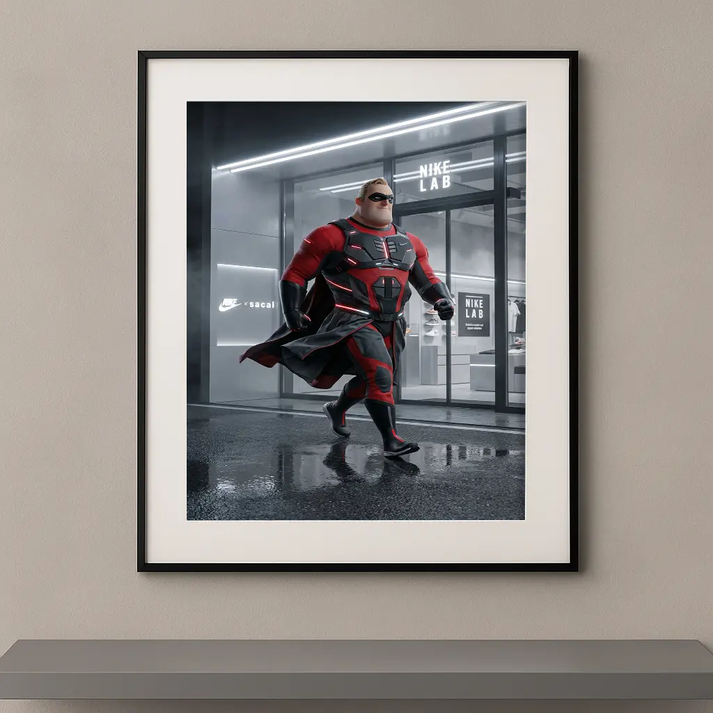 Mr. Incredible × Nike × Sacai