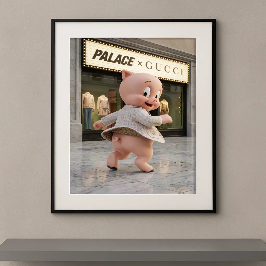 Porky Pig × Palace × Gucci