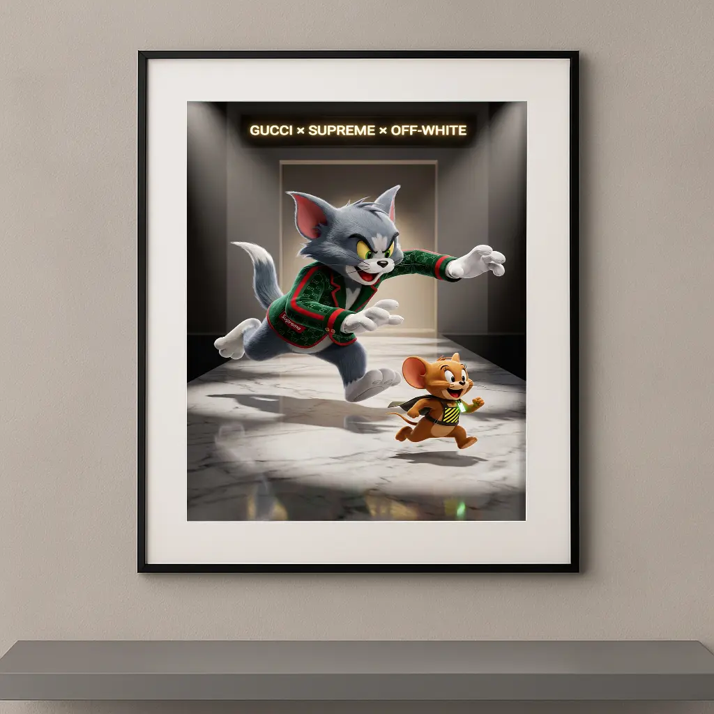 Runway Chase Couture – Gucci × Supreme × Off-White