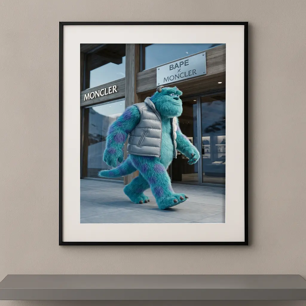 Sulley × Bape × Moncler
