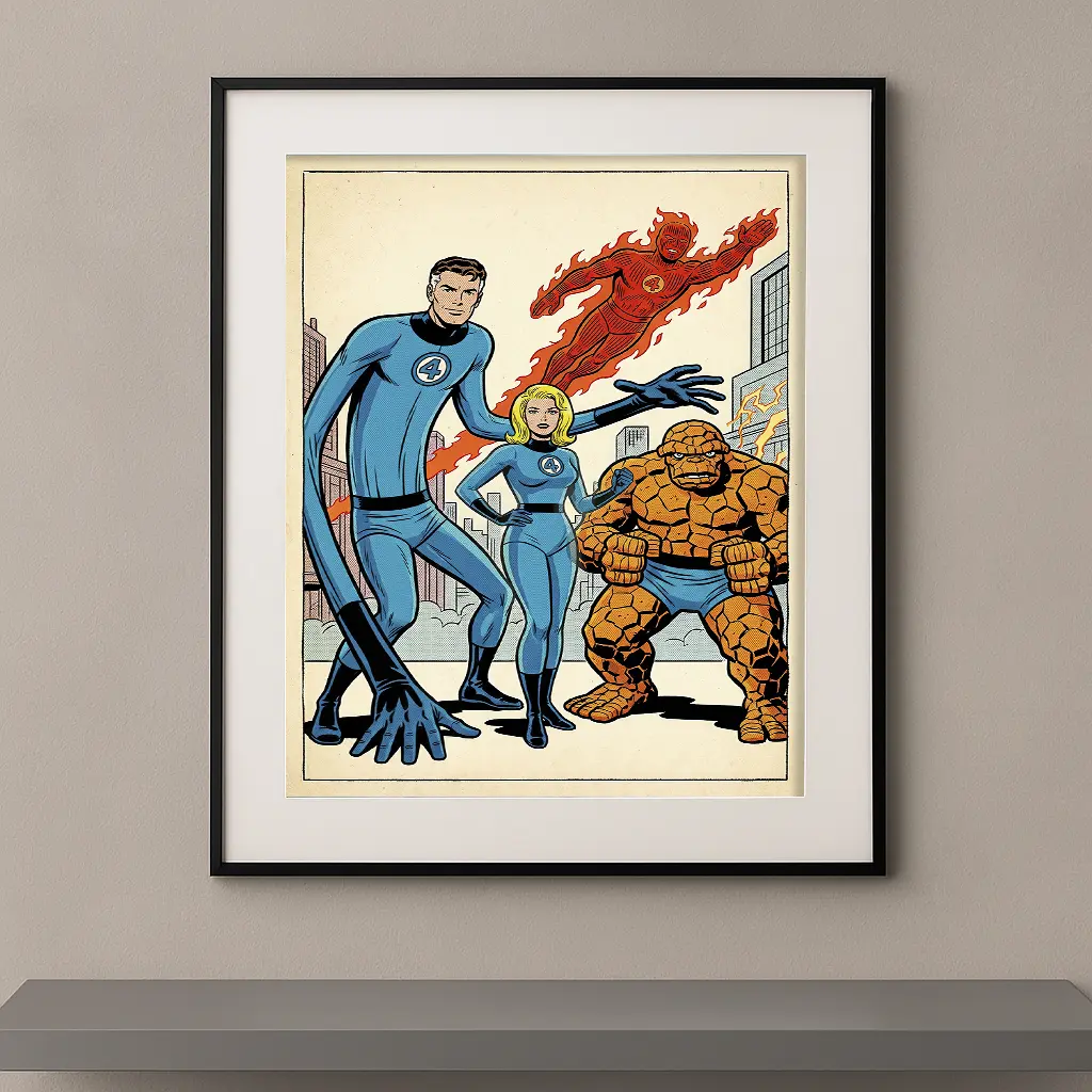 Vintage Comics 4 Fantastiques