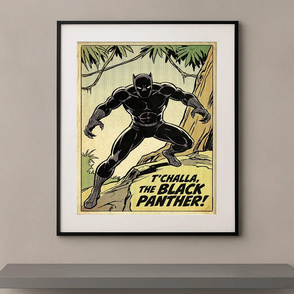 Vintage Comics Black Panther
