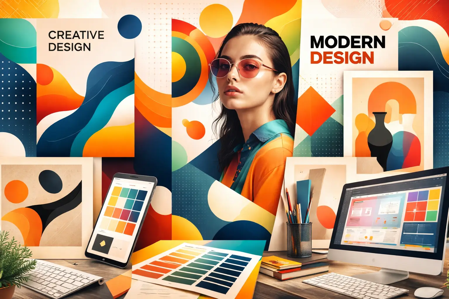 Style graphique moderne : 8 tendances design à adopter en 2026