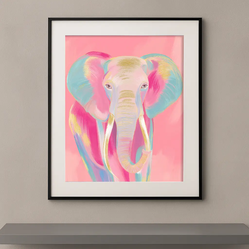 L'Eléphant Pastel
