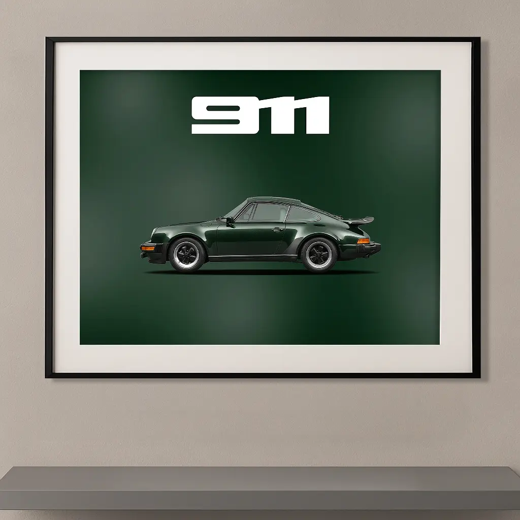 Porsche 911 turbo – Type 930 – Oak Green Métallic