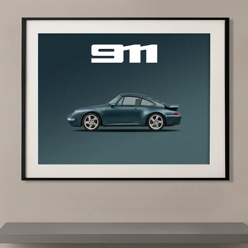 Porsche 911 turbo – Type 993 – Aventurine Green Pearl