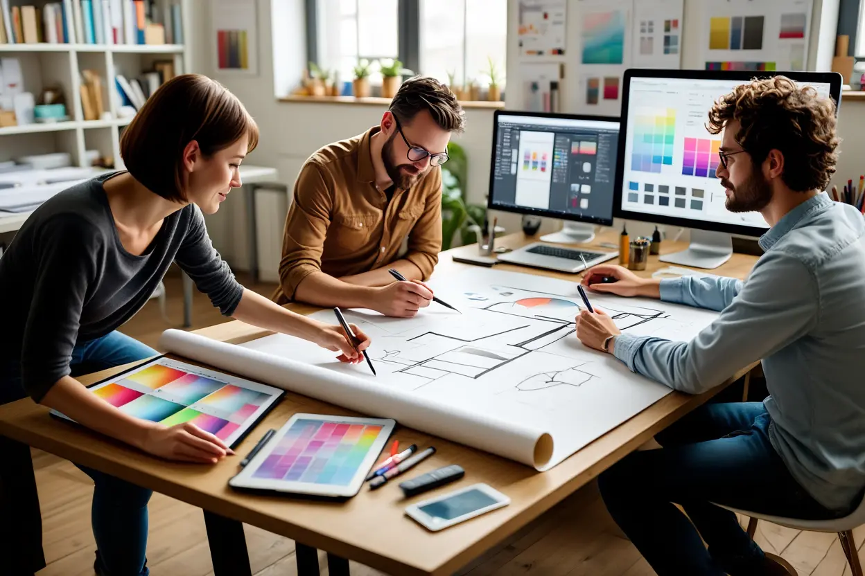 Portraits et œuvres emblématiques des maîtres du design graphique