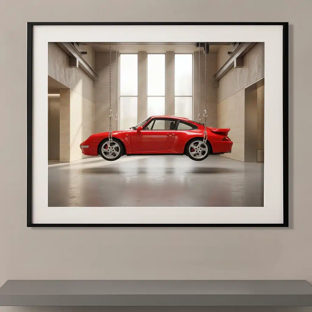 Porsche 911 type 993 rouge - V2