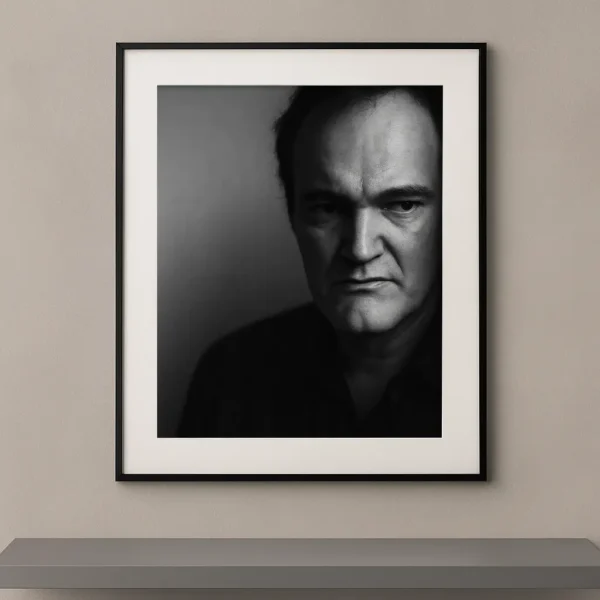 tableau portrait noir et blanc énergie vision sauvage