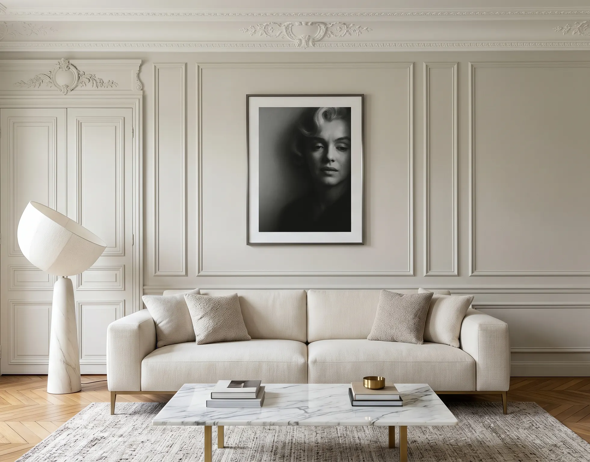 Tableaux Cinéma et Icônes dans une galerie contemporaine