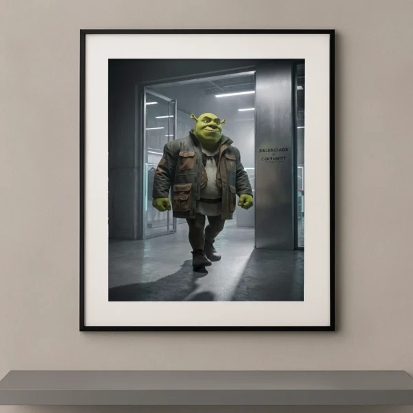 Tableau ogre pop street luxe dans une boutique de mode urbaine Graphic Avenue