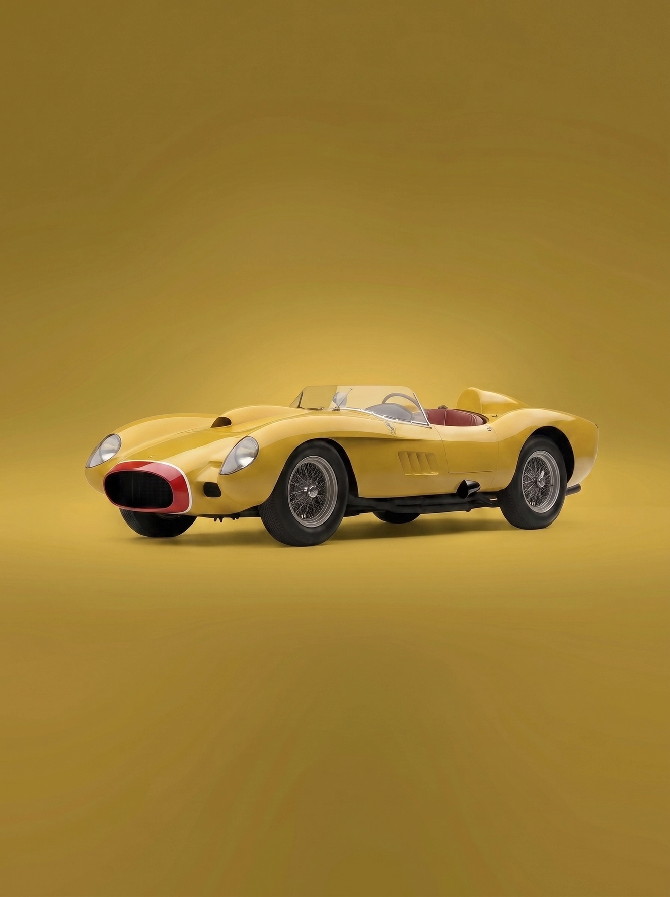 250 TR Soleil — Ferrari 250 Testa Rossa aux tonalités dorées, art mural premium
