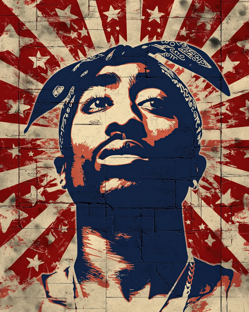 2Pac Street Art – West Coast Legend