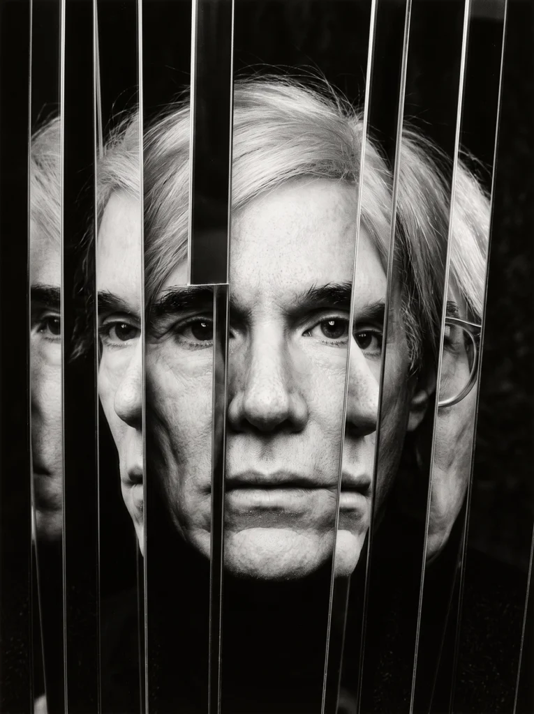 Andy Warhol — Visages Multiples — Tableau Noir et Blanc