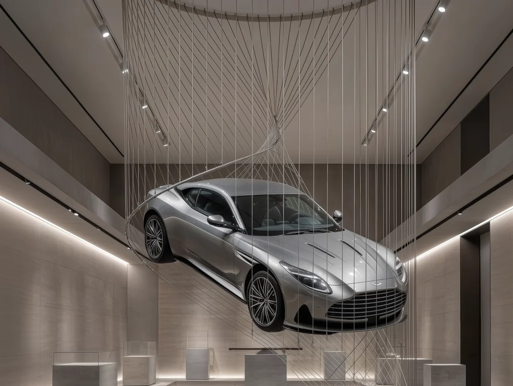 Aston Martin DBS Suspension — Tableau voiture de légende