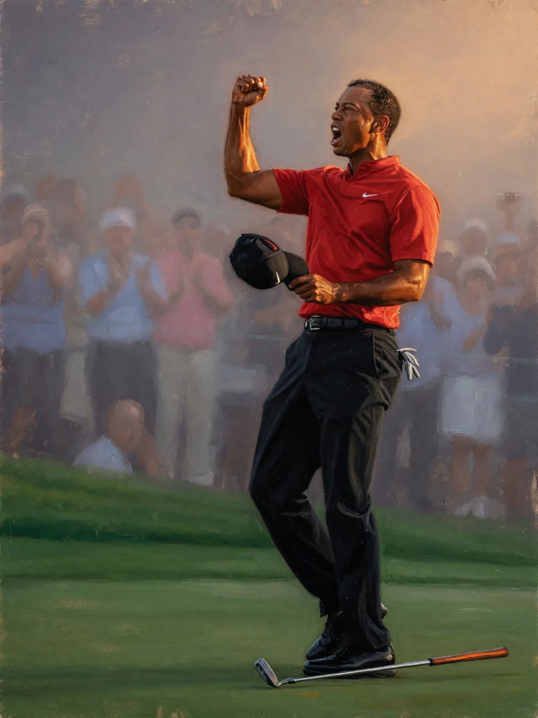 Célébration Golf Légendaire — Tableau Mural Golf