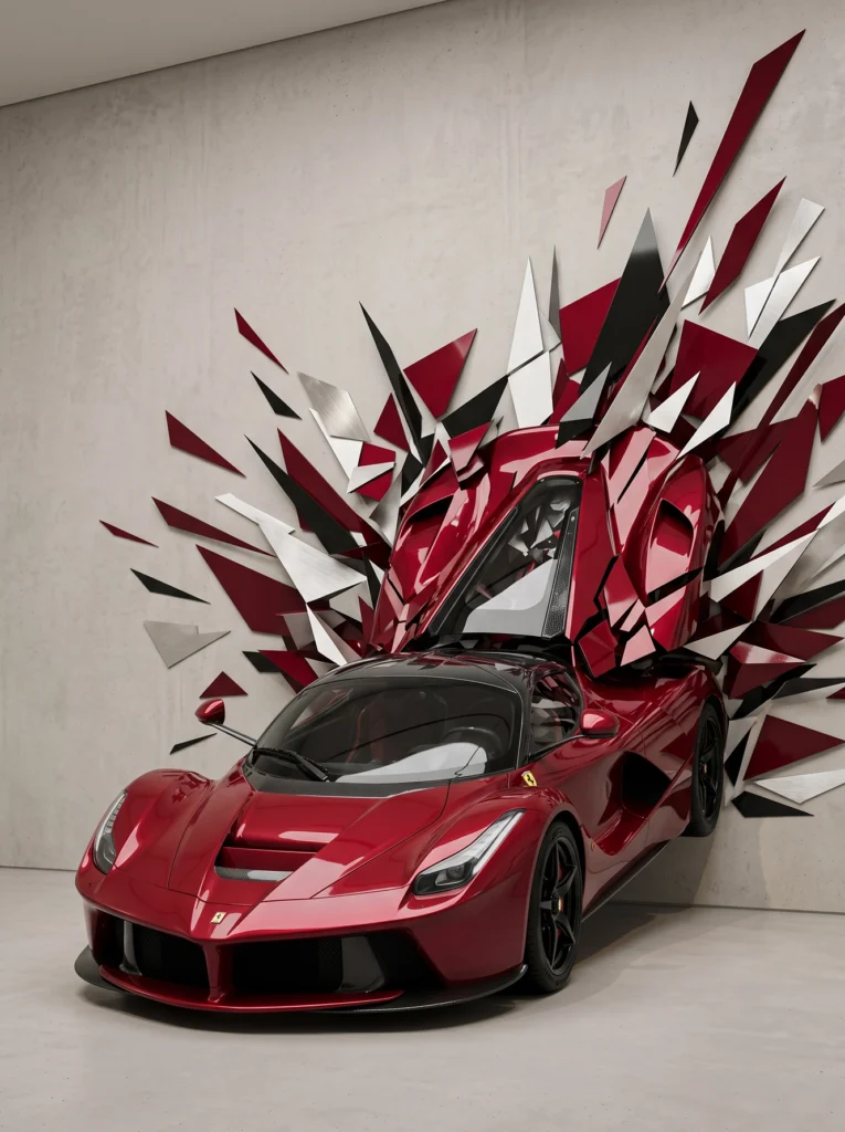 Explosion LaFerrari