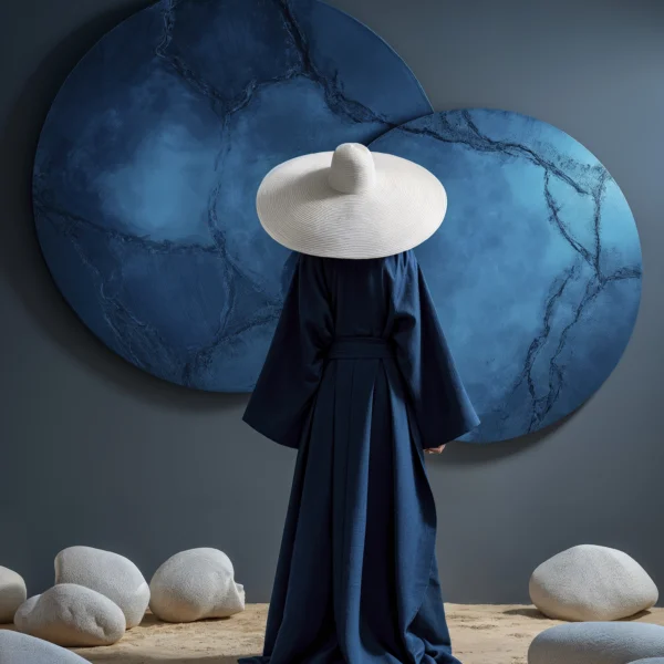 Figures et Formes - Bleu Profond