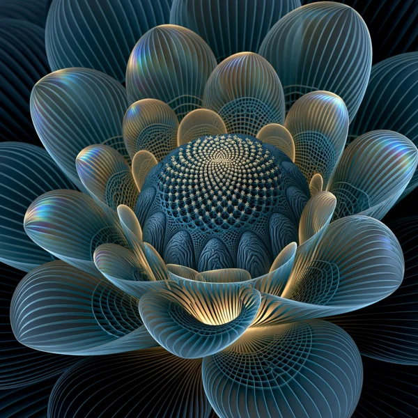 Flora Synthetica — Tableau Fleur Générative