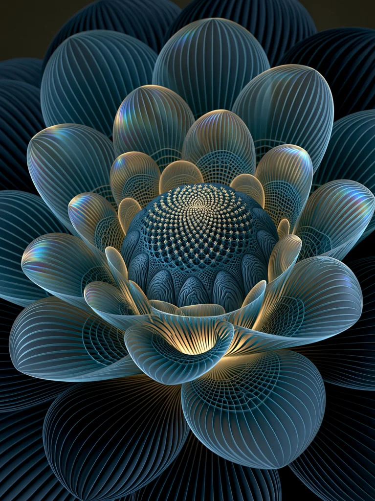 Flora Synthetica — Tableau Fleur Générative