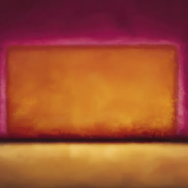 Hommages — Lumière Intérieure I, rectangle incandescent flottant dans un halo pourpre, composition minimaliste, art mural premium