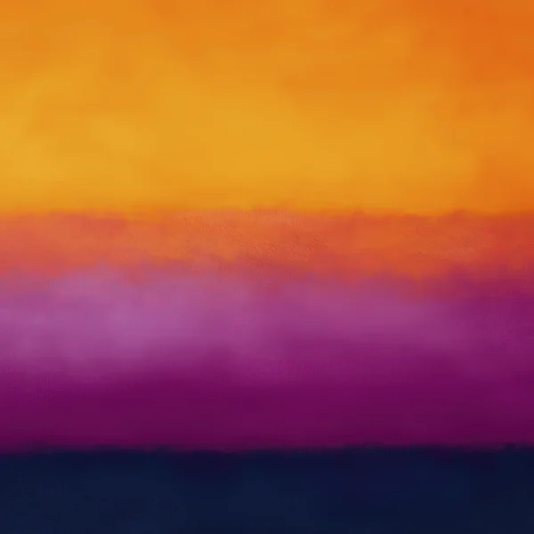 Hommages — Lumière Intérieure II, aplats de couleur en orange, magenta et bleu nuit, composition méditative, art mural premium