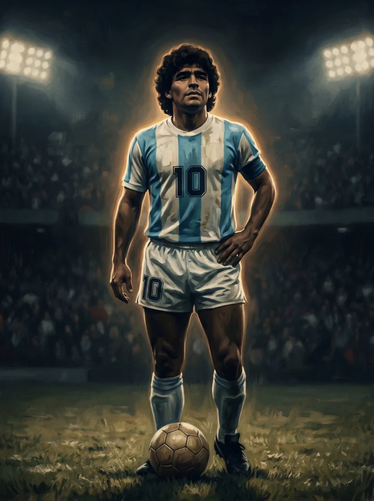 Icône du Football Sud-Américain — Tableau Mural Football