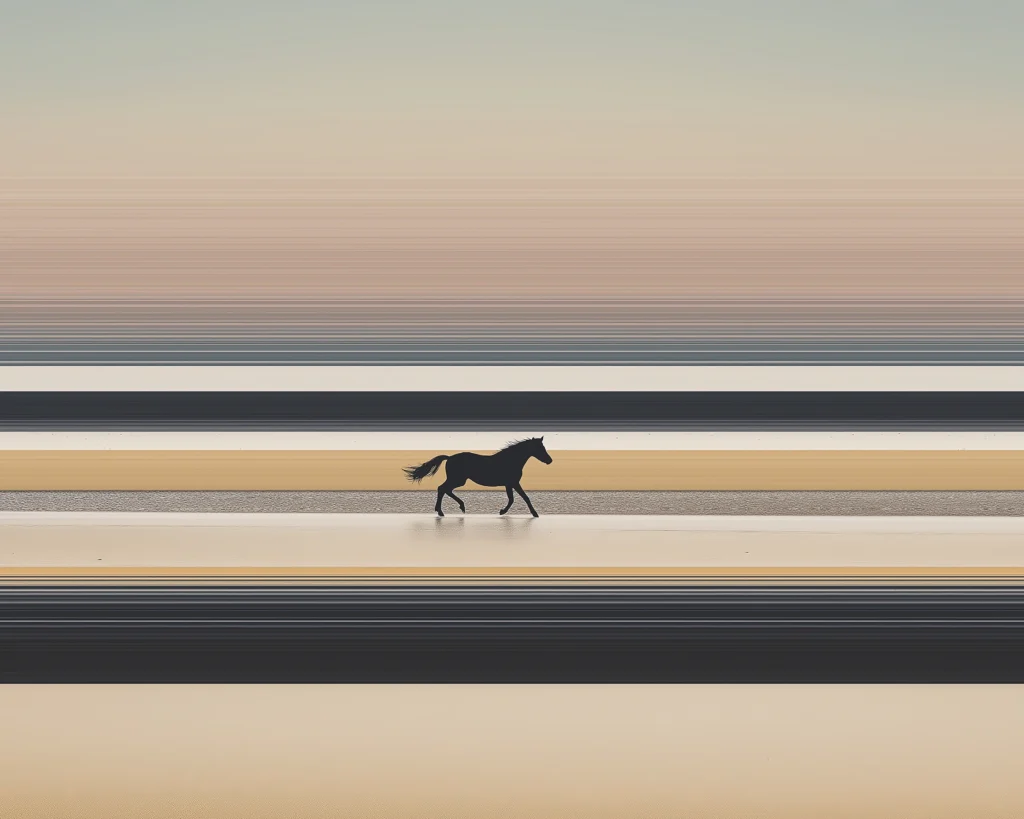 Lignes d'Horizon — Le Cheval au Galop
