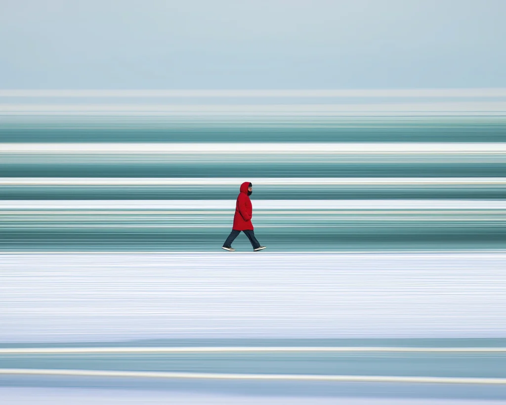 Lignes d'Horizon — Manteau Rouge