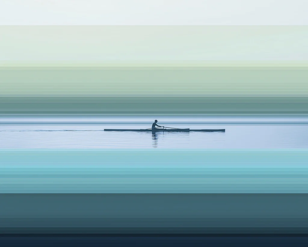 Lignes d'Horizon — Le Rameur
