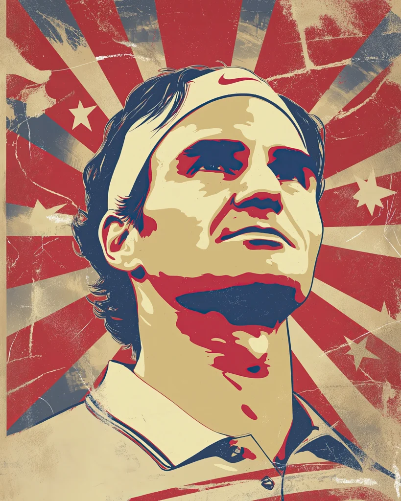 Roger Federer Street Art – Swiss Legend