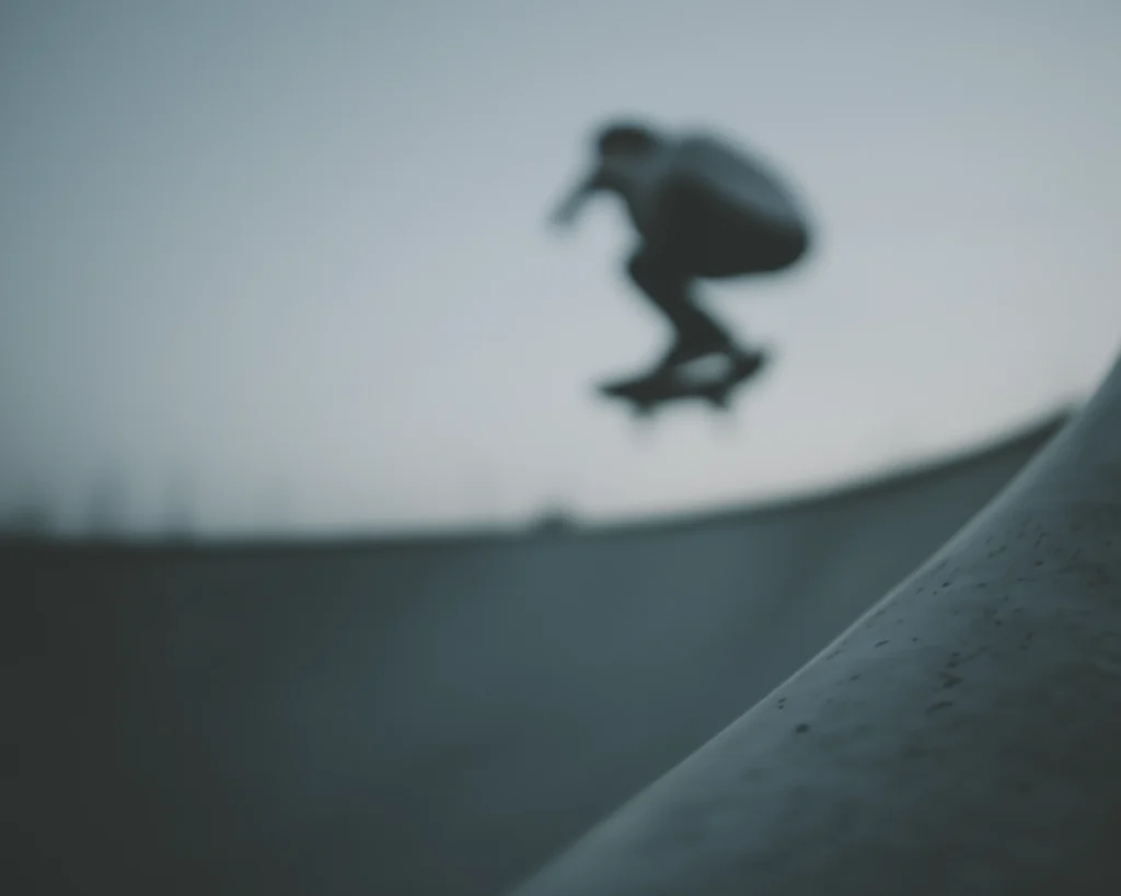 Tableau skate en mouvement – Sports Blur