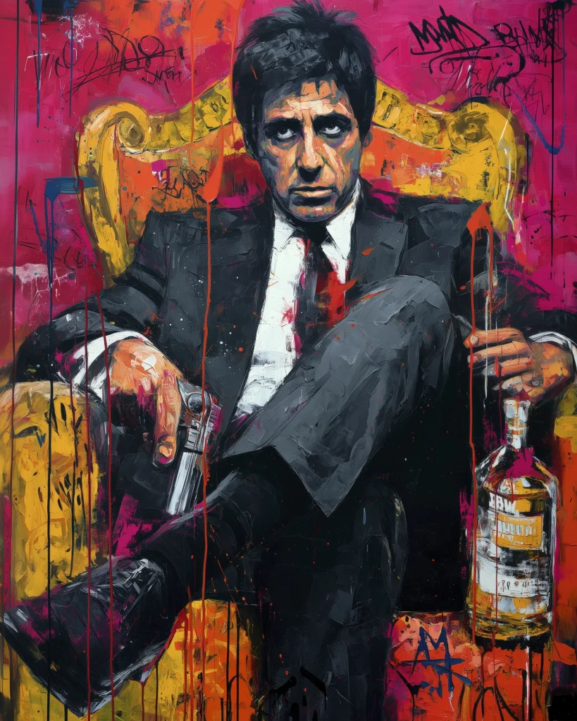 Tony Montana Street Art – Le Parrain de Miami