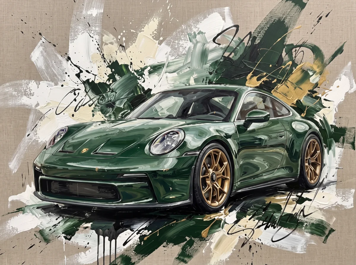 Tableau Porsche 911 GT3 – Moteurs & Légendes Graphic Avenue