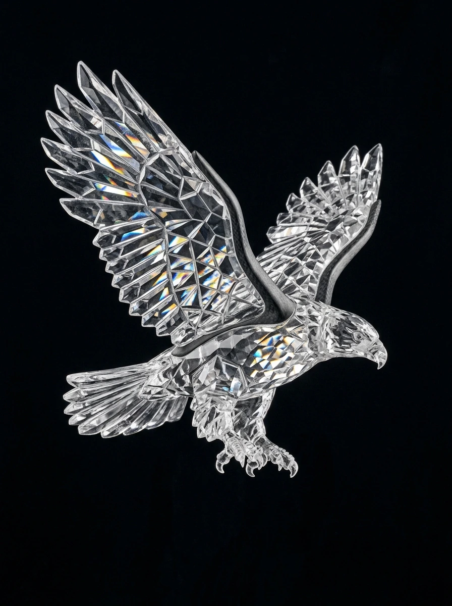 L’Aigle de Cristal de Roche & Carbone – Tableau Bestiaire Cristallin