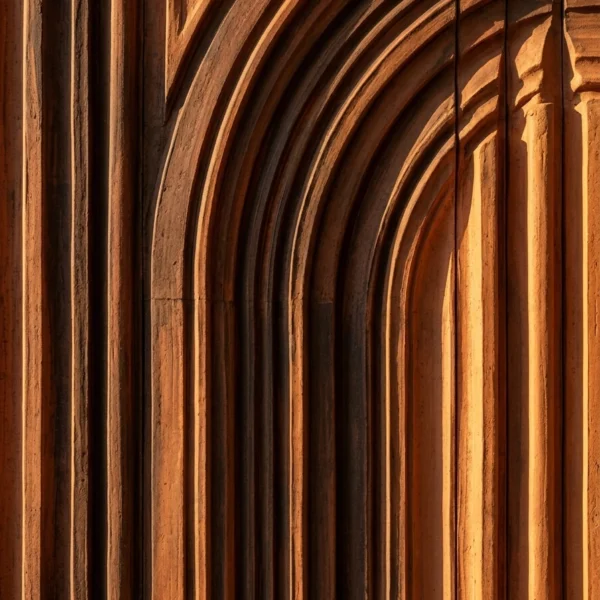 Tableau Le Grand Sillon Solaire – Reliefs d'Argile Peignée & Ombres Terrestres Graphic Avenue